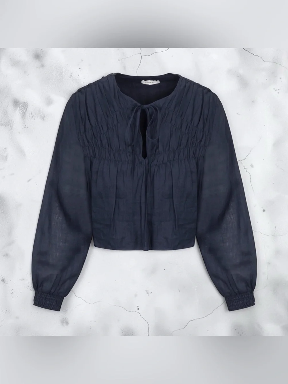 Nwt Rebecca Taylor Anya Ramie Blouse